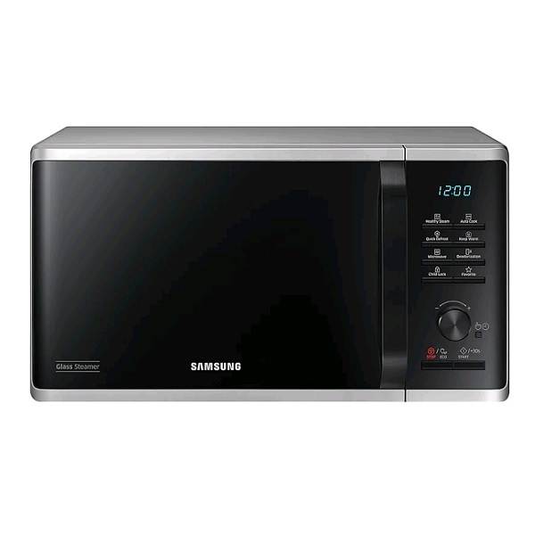 מיקרוגל Samsung MS23K3555ES כסוף 23 ליטר עם אידוי בריא וציפוי קרמי