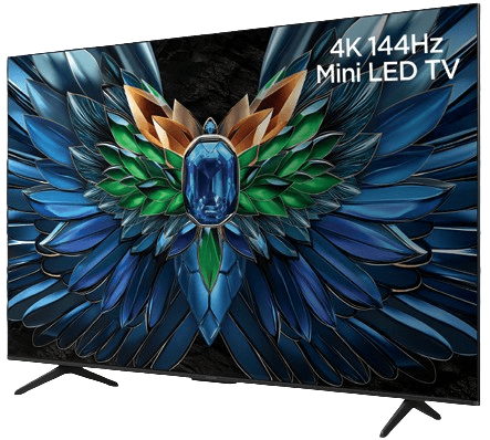 טלוויזיה ROWA R85 65 אינץ' Mini LED 4K חכמה מסך ROWA R85 בגודל 65 אינץ', איכות 4K, טכנולוגיית Mini LED, Google TV וסאונד 2.1 מובנה – לצפייה סוחפת מכל זווית.