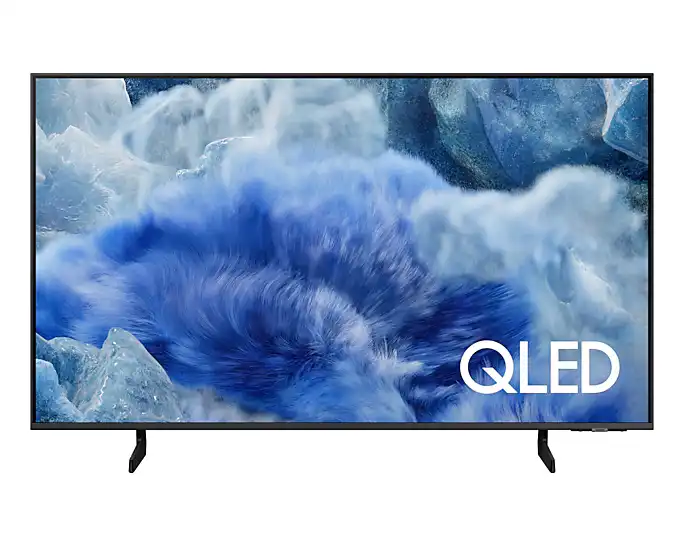 טלוויזיית Samsung QE85Q8F – מבט קדמי על מסך QLED 4K בגודל 50 אינץ׳