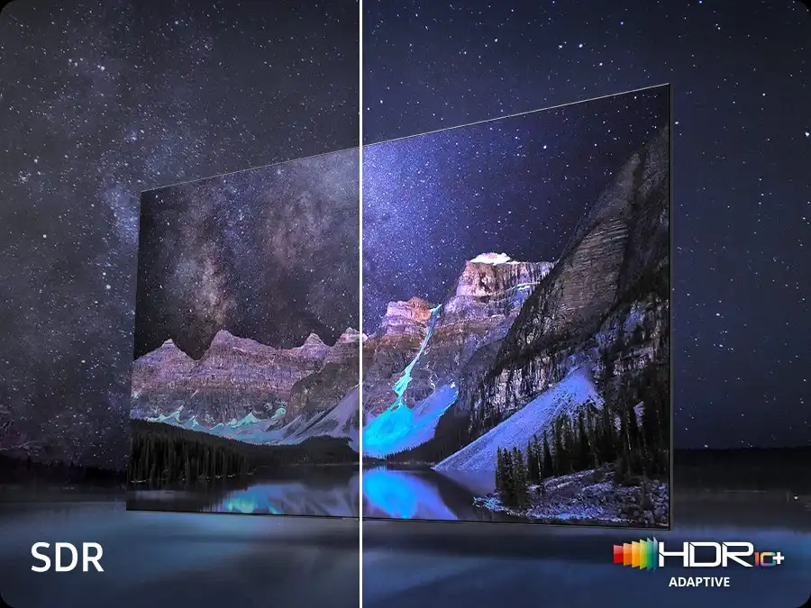 Samsung QE98Q7F Quantum HDR לתמונה עמוקה וניגודיות גבוהה במסך 98 אינץ׳