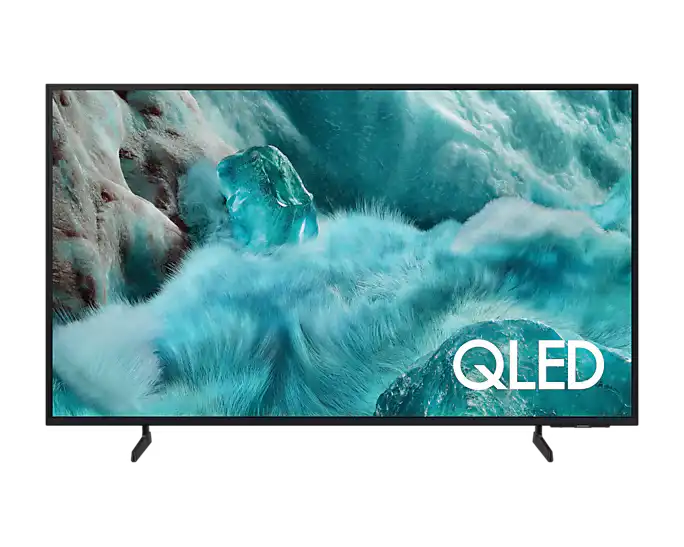 Samsung QE50Q7F – מבט קדמי על מסך QLED 4K בגודל 50 אינץ׳
