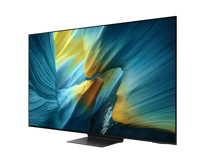 Samsung S95F – צבעים עשירים וניגודיות מרהיבה טלוויזיה סמסונג S95F OLED – איכות תמונה יוצאת דופן