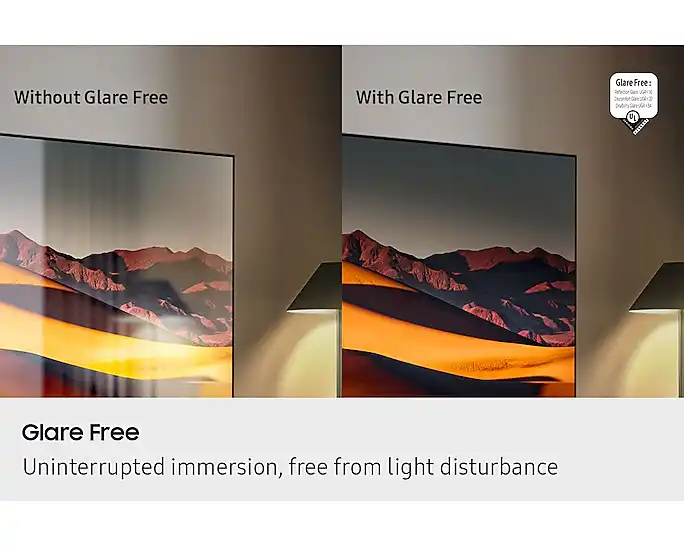 Samsung QE50QN90F Glare Free ללא הפרעות תאורה Samsung QE50QN90F Glare Free חוויה סוחפת וחלקה ללא הפרעות תאורה במסך 50 אינץ