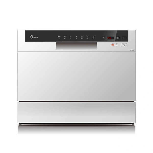 מדיח כלים קומפקטי Midea MDWTT0602F(W)-W-IL על השיש במטבח מודרני