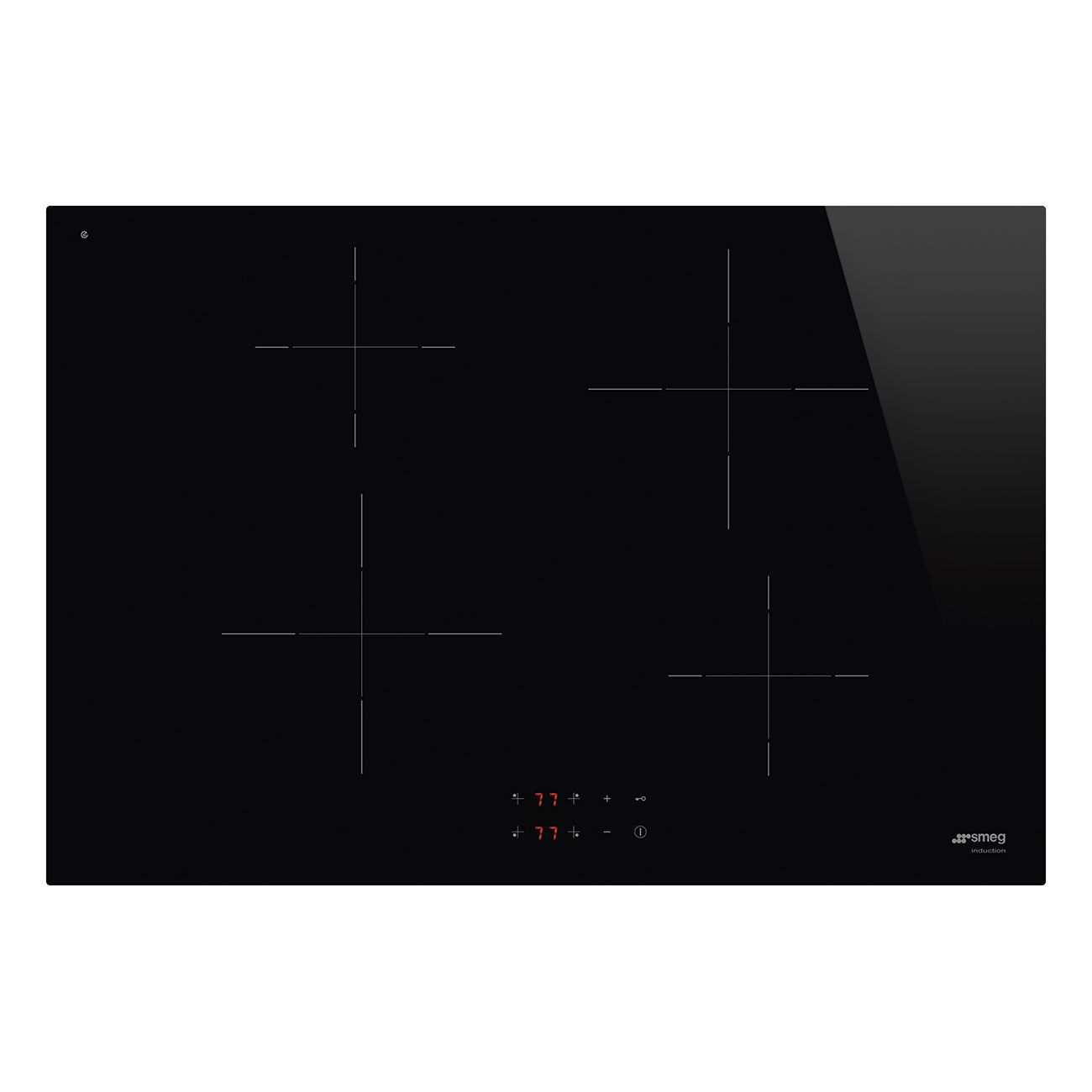 SMEG SI2741D כיריים אינדוקציה 75 ס״מ כיריים אינדוקציה SMEG SI2741D ברוחב 75 ס״מ עם ארבעה אזורי בישול