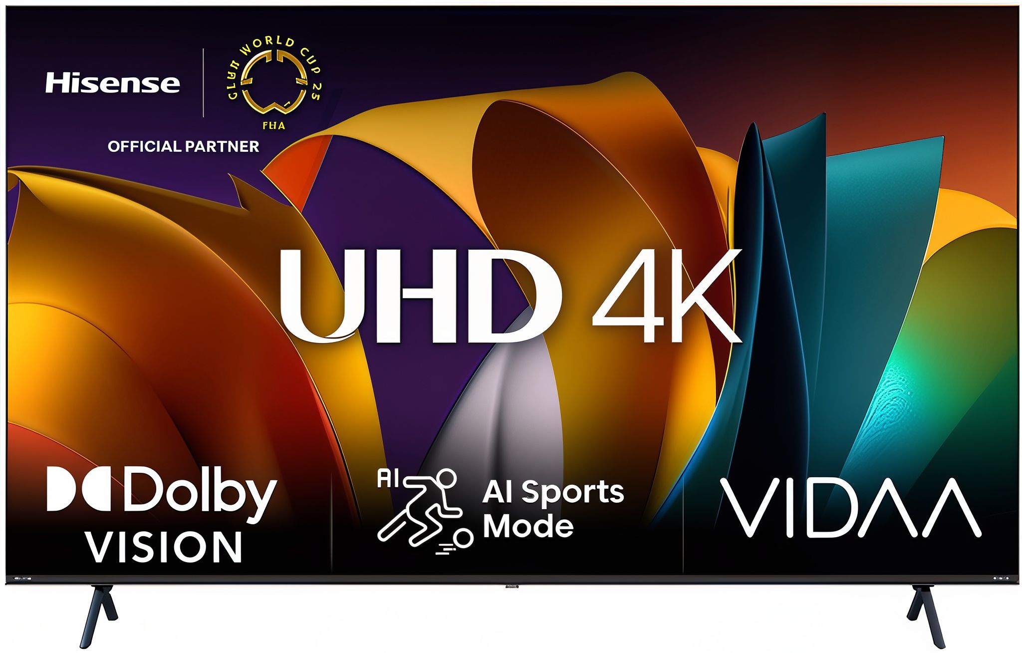 טלוויזיה Hisense 50A69N עם מסך UHD 4K בעיצוב ללא מסגרת