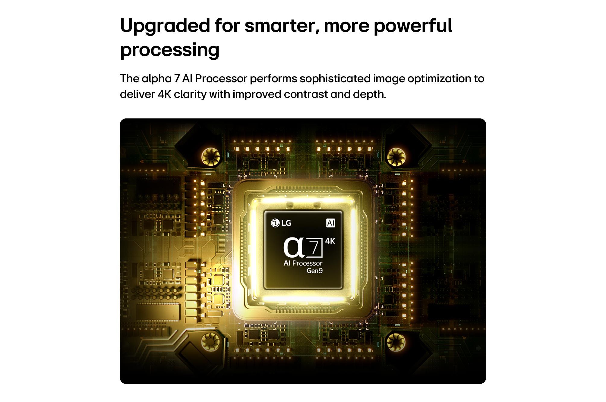 מעבד Alpha 7 Gen 9 מבוסס AI