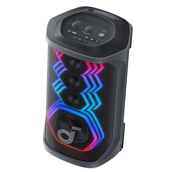 מבט על Anker Soundcore Rave 3S מבט על רמקול Anker Soundcore Rave 3S עם מבנה סאונד רחב