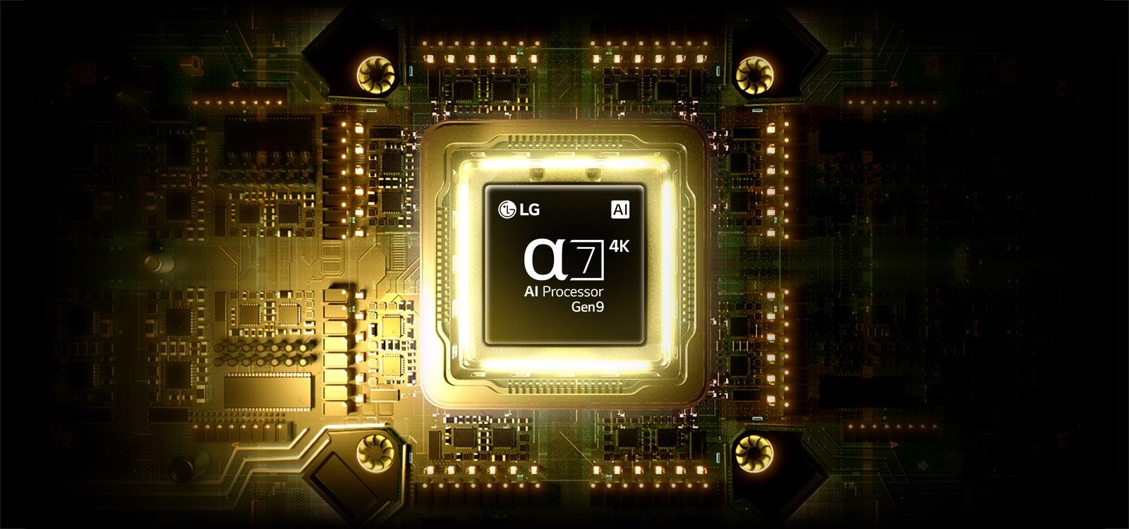 מעבד α7 AI 4K Gen9 - LG 43NU840B6LA מעבד alpha 7 AI 4K Gen9 בטלוויזיה LG 43NU840B6LA