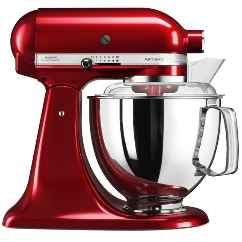 מיקסר KitchenAid 5KSM175ECA אדום תפוח יבואן רשמי מיקסר KitchenAid Artisan 5KSM175ECA אדום תפוח עם קערת נירוסטה