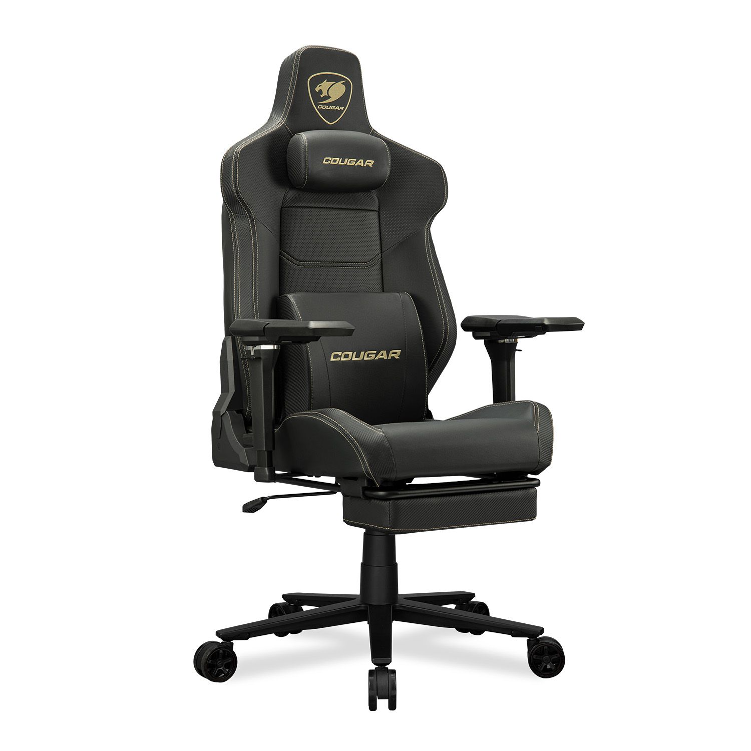 COUGAR ARMOR EVO M GOLD שלדת פלדה מלאה כיסא COUGAR ARMOR EVO M GOLD מבט צד מלא