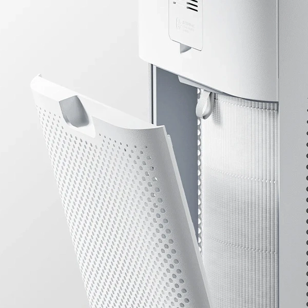 גישה למסנן במטהר אוויר Xiaomi Mijia Smart Air Purifier 6 מיקום מסנן האוויר והגישה במטהר Xiaomi Mijia Smart Air Purifier 6