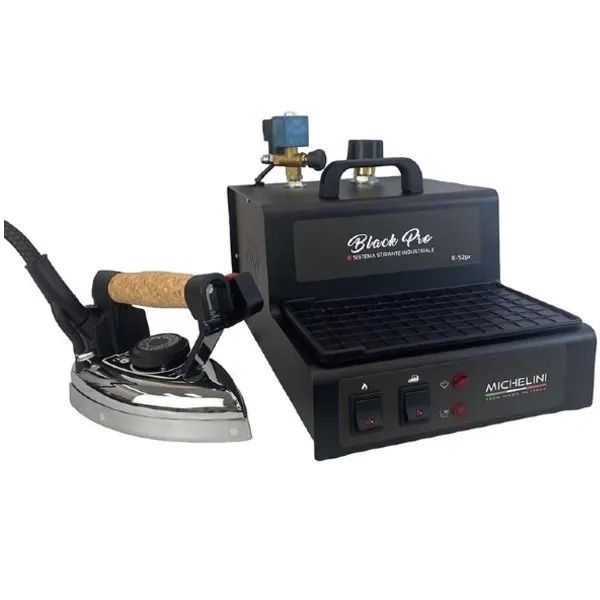 מגהץ קיטור מקצועי Michelini B52PR Pro בצבע שחור מט פרימיום