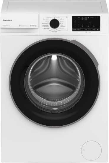 מכונת כביסה Blomberg BB1209NX קיבולת 12 קג פתח חזית בצבע לבן