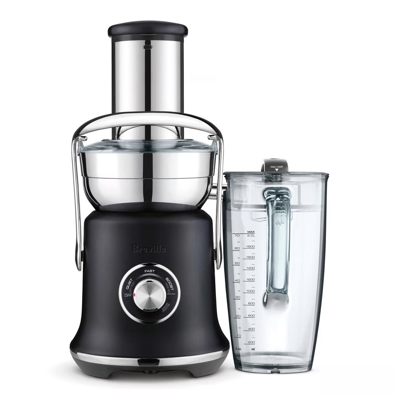 Breville BJE830BTR Juice Fountain Cold XL – תמונת Hero בצבע Black Truffle
