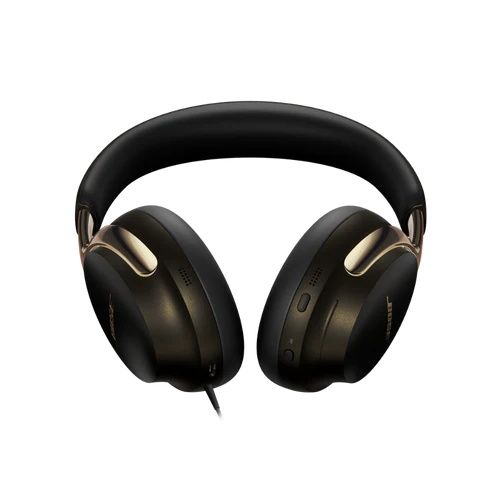 Bose QuietComfort Ultra Headphones 2nd Gen Black Gold Premium Design אוזניות Bose QuietComfort Ultra Headphones דור שני בצבע שחור מוזהב בעיצוב פרימיום