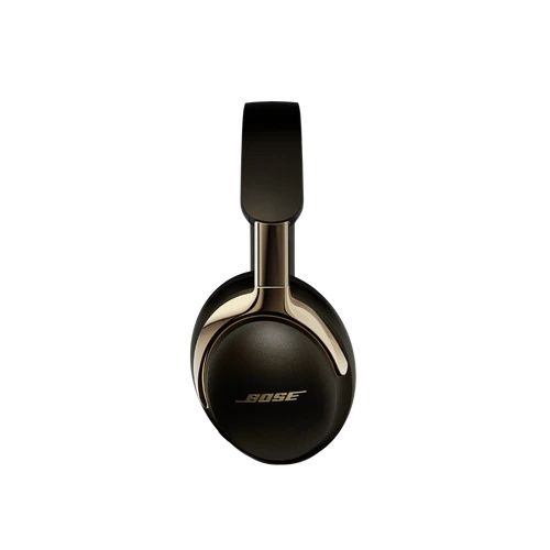 Bose QuietComfort Ultra Headphones 2nd Gen Black Gold Accessories אוזניות Bose QuietComfort Ultra Headphones דור שני בצבע שחור מוזהב עם נרתיק ואביזרים
