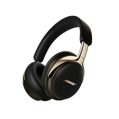 Bose QuietComfort Ultra Headphones 2nd Gen Black Gold אוזניות Bose QuietComfort Ultra Headphones דור שני בצבע שחור מוזהב מבט מוצר מלא
