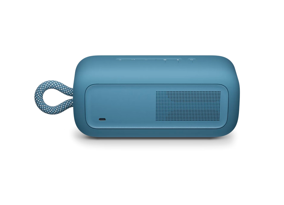 הצד האחורי של רמקול Bose SoundLink Plus Blue Dusk