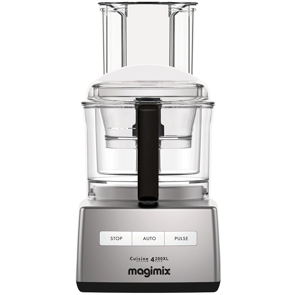 מעבד מזון Magimix CS4200JCMXL Premium בגימור אלגנטי על רקע לבן