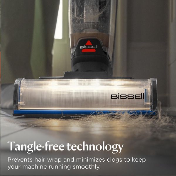 טכנולוגיית Tangle-Free שמונעת מהשיער להסתבך סביב המברשת ומבטיחה ניקוי רציף וללא מאמץ