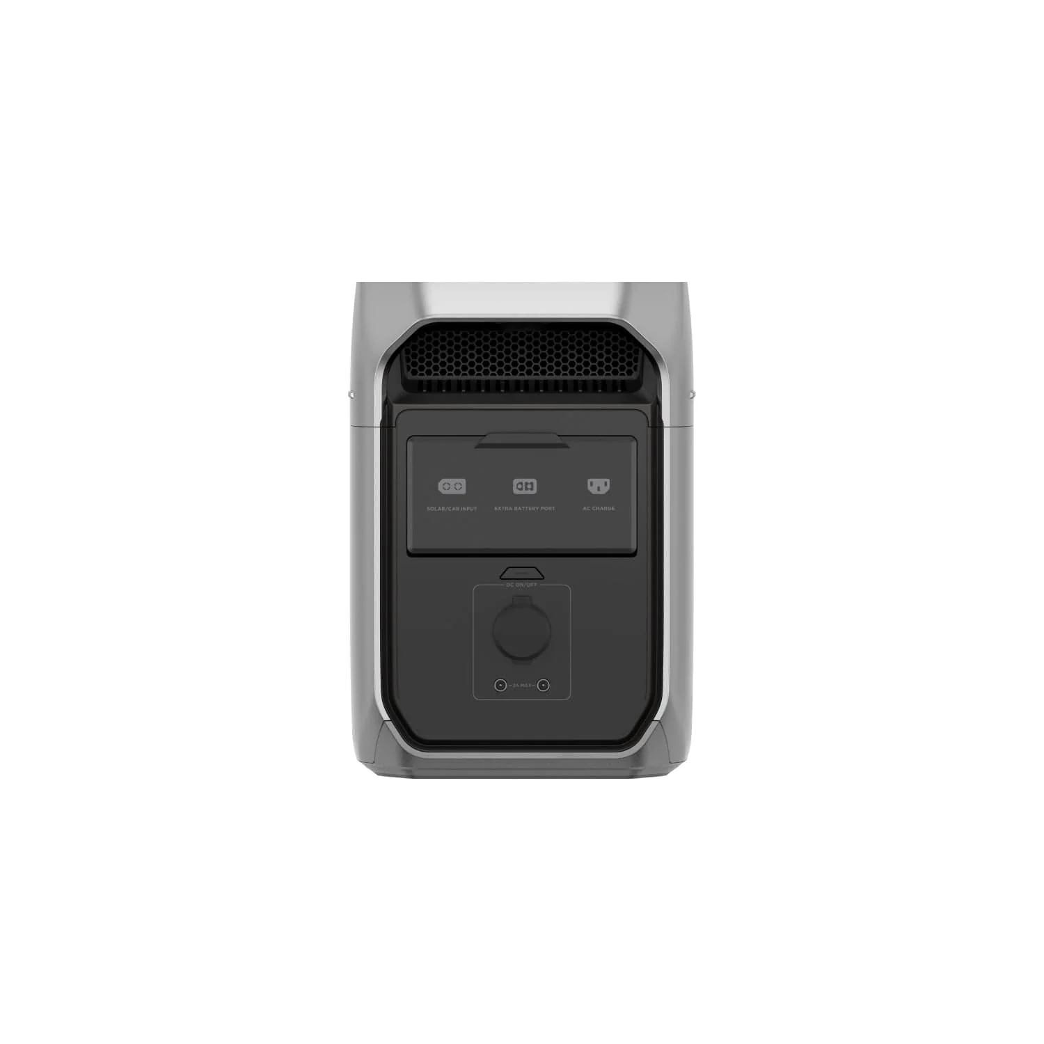מבנה אחורי EcoFlow DELTA 3 Plus EcoFlow DELTA 3 Plus במבט אחורי