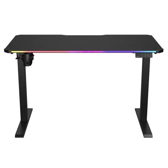 שולחן גיימינג חשמלי COUGAR E-ARES 120 עם תאורת RGB מובנית ועיצוב ארגונומי יוקרתי