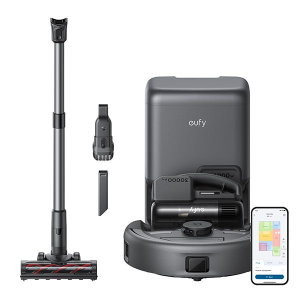 שואב רובוטי eufy E20 מנקה ביעילות מתחת לרהיטים