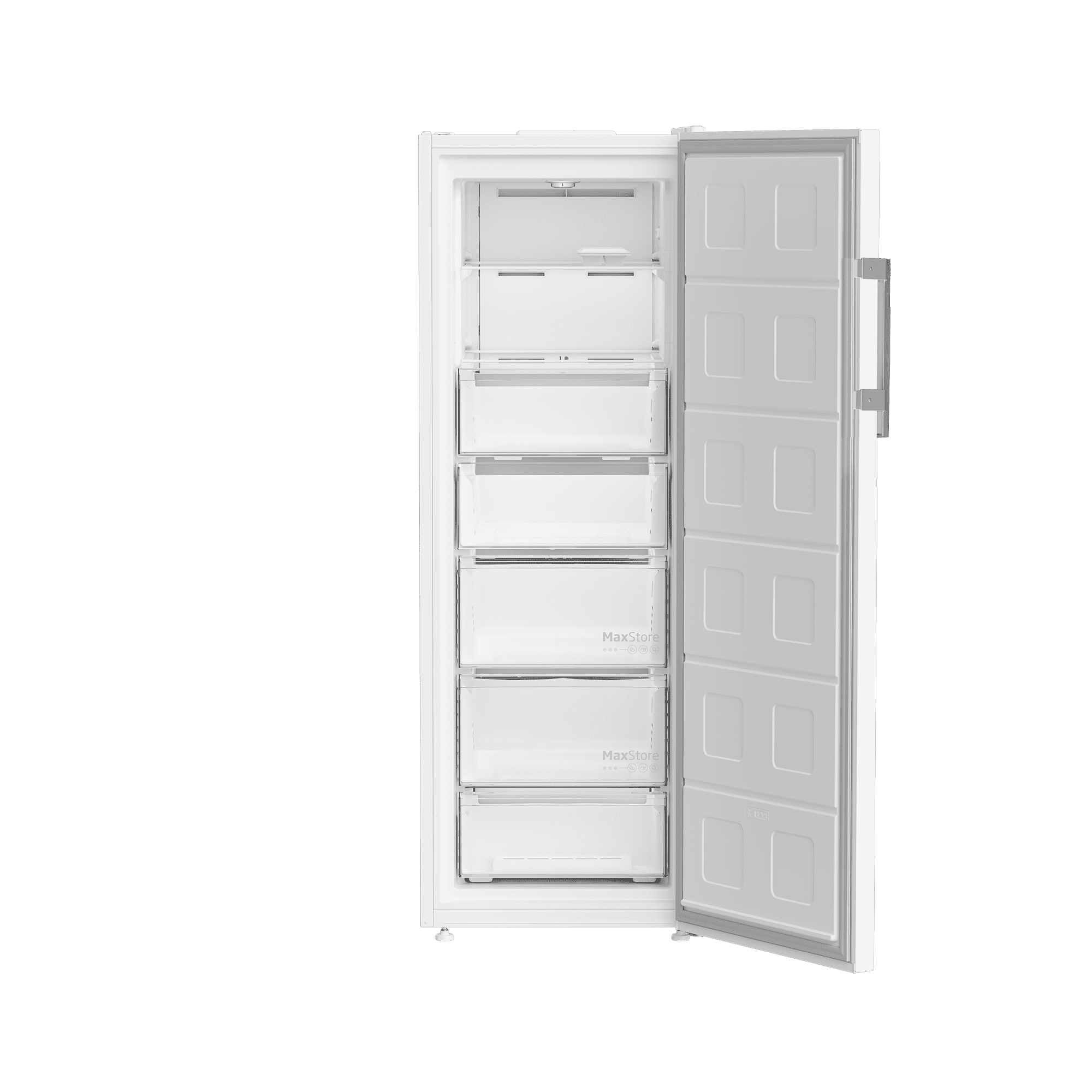 מקפיא עומד Blomberg FNT3676WP בגימור לבן – מבט חזיתי של המוצר