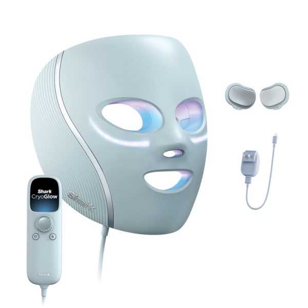 Shark Beauty CryoGlow LED Mask מסכת לד לפנים Shark Beauty CryoGlow FW312EU - מוצר מקורי שארק נינג'ה בישראל