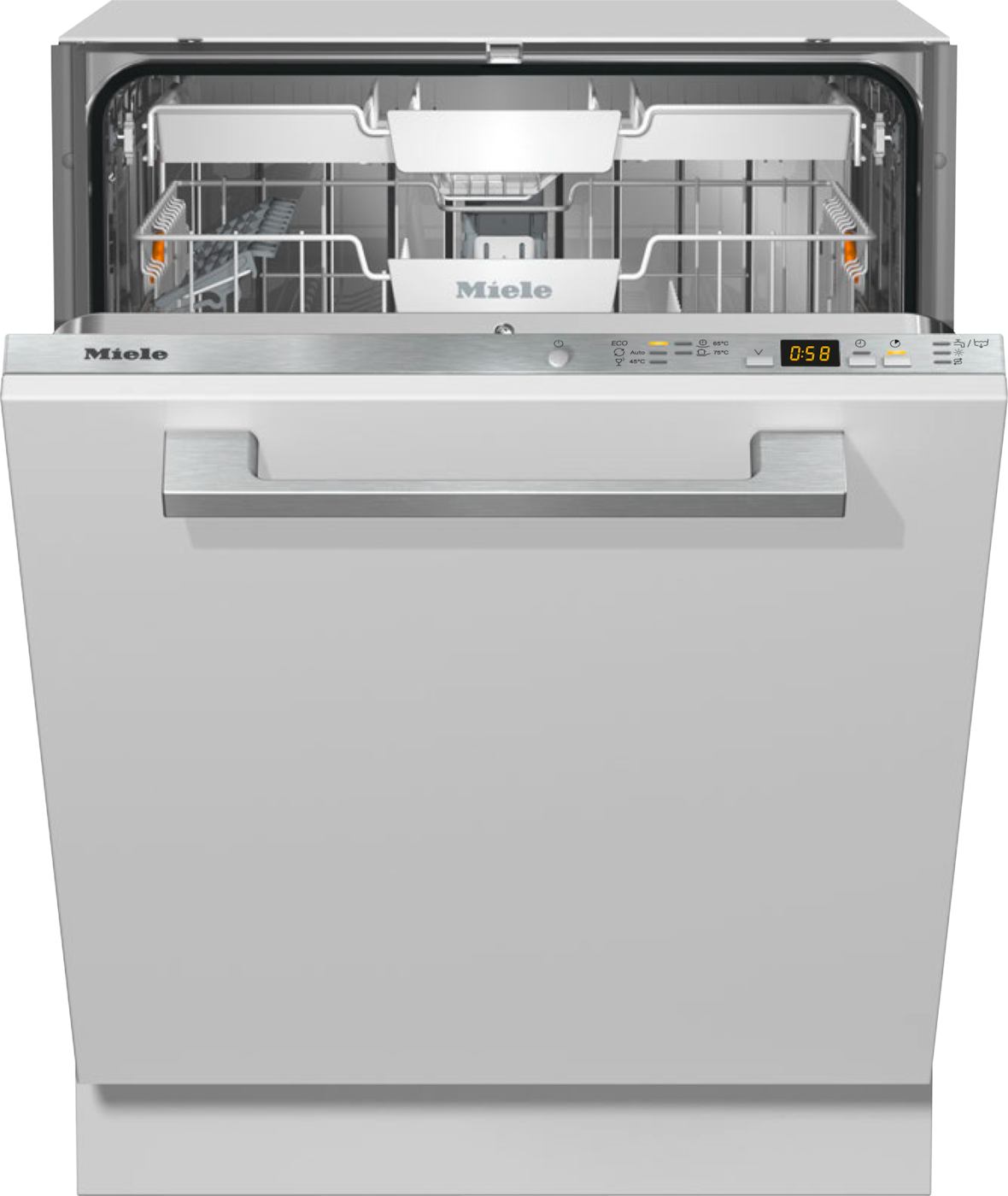 מדיח כלים אינטגרלי מלא Miele G5150 SCVi - תמונה ראשית מדיח כלים אינטגרלי מלא Miele G5150 SCVi תמונה ראשית חזיתית למטבח יוקרתי