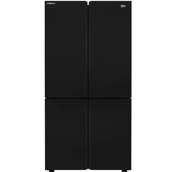 BEKO GN1406223GB מקרר 4 דלתות BEKO GN1406223GB בגימור זכוכית שחורה
