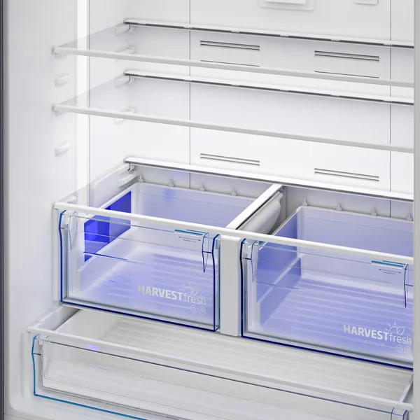 מגירות HarvestFresh במקרר BEKO GN1406226XBR