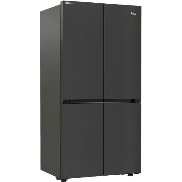 מקרר 4 דלתות BEKO GN1406226XBR בגימור נירוסטה מושחרת