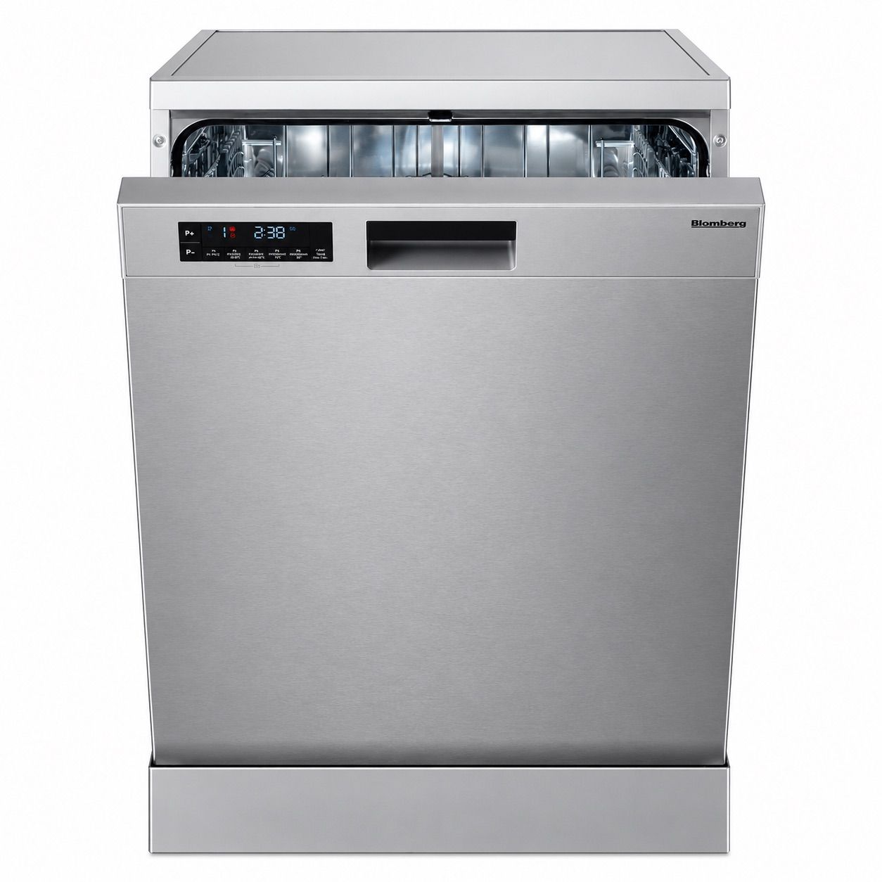 מדיח כלים Blomberg GSN409P8 מדיח כלים רחב Blomberg GSN409P8 בגימור נירוסטה ל-14 מערכות כלים