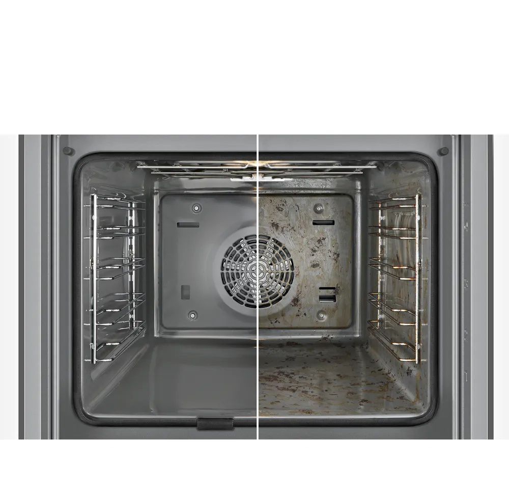 Bosch HBA571BB4 – תנור בנוי שחור תוצרת אירופה למטבח פרימיום תנור בנוי Bosch HBA571BB4 שחור משולב בעיצוב מטבח מודרני תוצרת אירופה