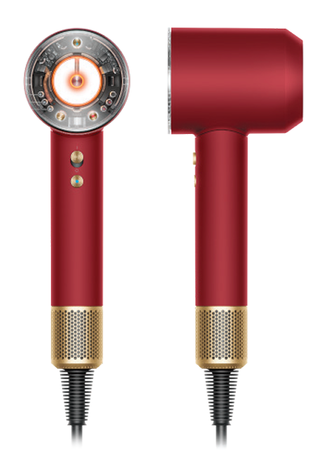 Dyson Supersonic Nural HD16 מייבש שיער Dyson Supersonic Nural HD16 אדום קטיפה גולד יבואן רשמי