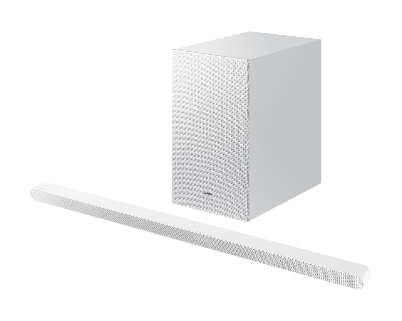 Samsung HW-S701D לבן - מקרן קול Ultra Slim עם Dolby Atmos מקרן קול Samsung HW-S701D לבן עם סאב וופר אלחוטי