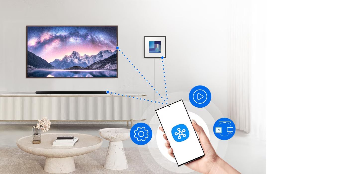 Samsung HW-S701D - תאימות לאפליקציית SmartThings Samsung HW-S701D תאימות לאפליקציית SmartThings