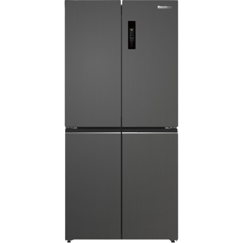 Blomberg KQD8301DX מקרר 4 דלתות 601 ליטר נירוסטה מושחרת מקרר 4 דלתות Blomberg KQD8301DX נירוסטה מושחרת עם מקפיא תחתון