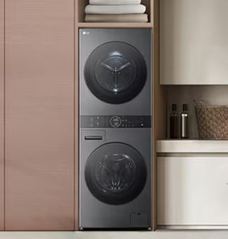 LG WT40 – מגדל כביסה 12/10 ק״ג שחור יוקרתי LG WT40 – מגדל כביסה שחור יוקרתי עם מכונת כביסה 12 ק״ג ומייבש 10 ק״ג
