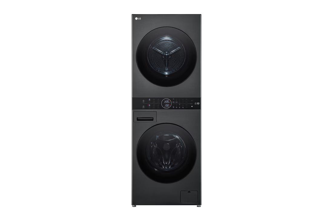 LG WT40 – סנכרון חכם כביסה–ייבוש LG WT40 – צימוד חכם בין מכונת הכביסה למייבש