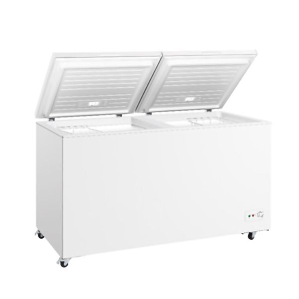 מקפיא/מקרר שוכב MIDEA MDRC698FZE01 – 508 ל׳ לבן עם דלת עליונה