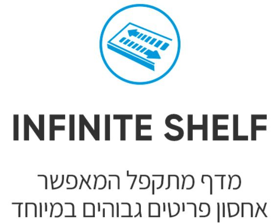 המדף המתקפל בתא הקירור