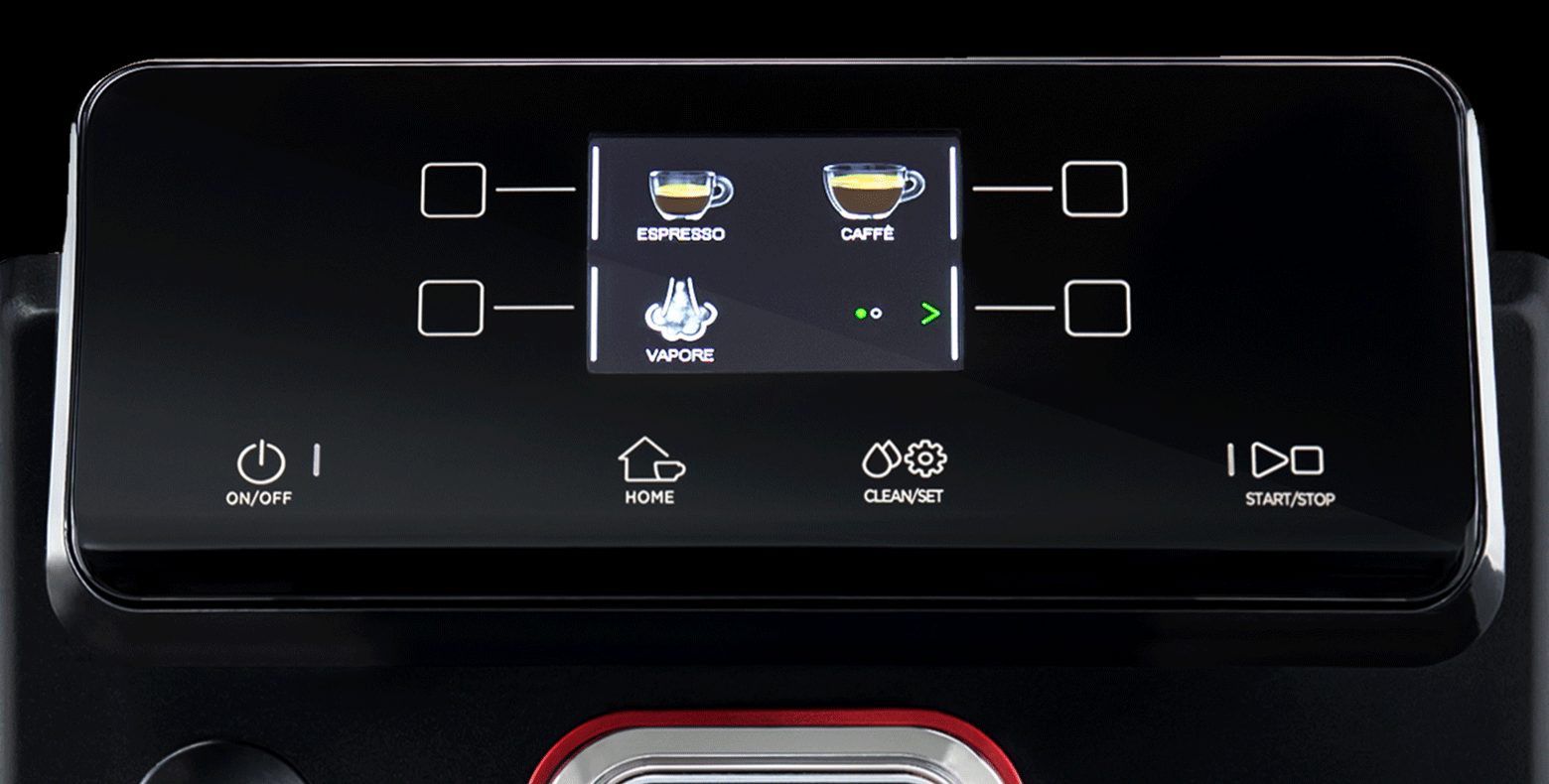 Gaggia Magenta Plus – תצוגה קדמית של מכונת הקפה האוטומטית
