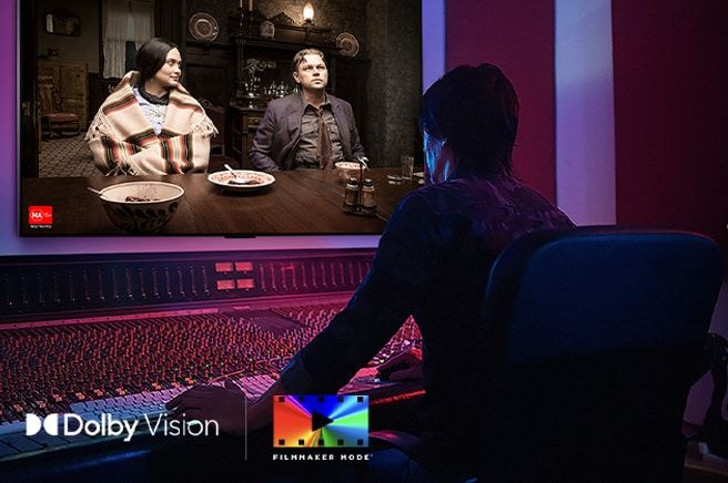 LG OLED48C66LA Dolby Vision FILMMAKER MODE Dolby Vision ו-FILMMAKER MODE בטלוויזיה LG OLED48C66LA