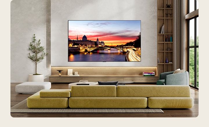 LG OLED65CS6VA OLED evo design עיצוב דק ופרימיום של טלוויזיית LG OLED65CS6VA OLED evo AI