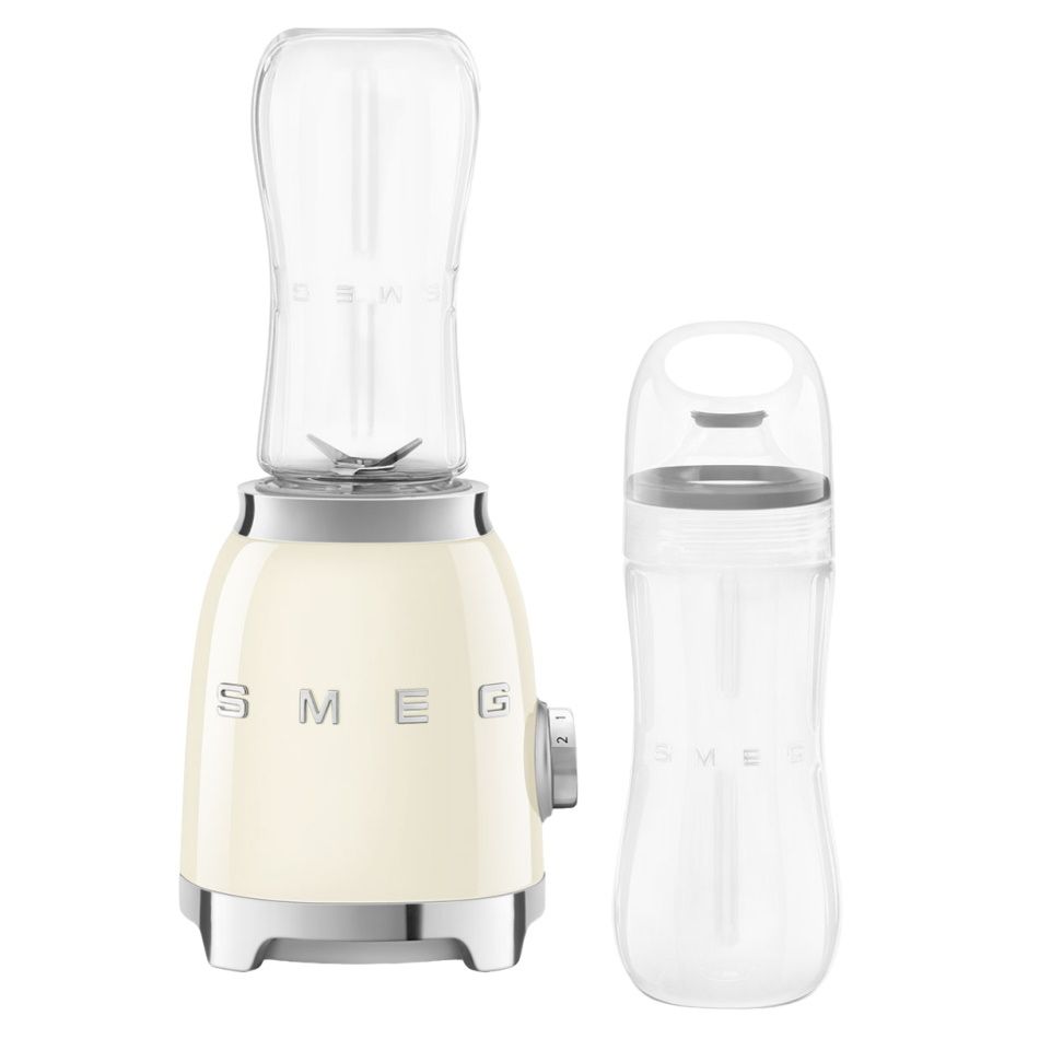 בלנדר Smeg PBF01CREU שמנת עם שני בקבוקי To-Go בנפח 600 מל