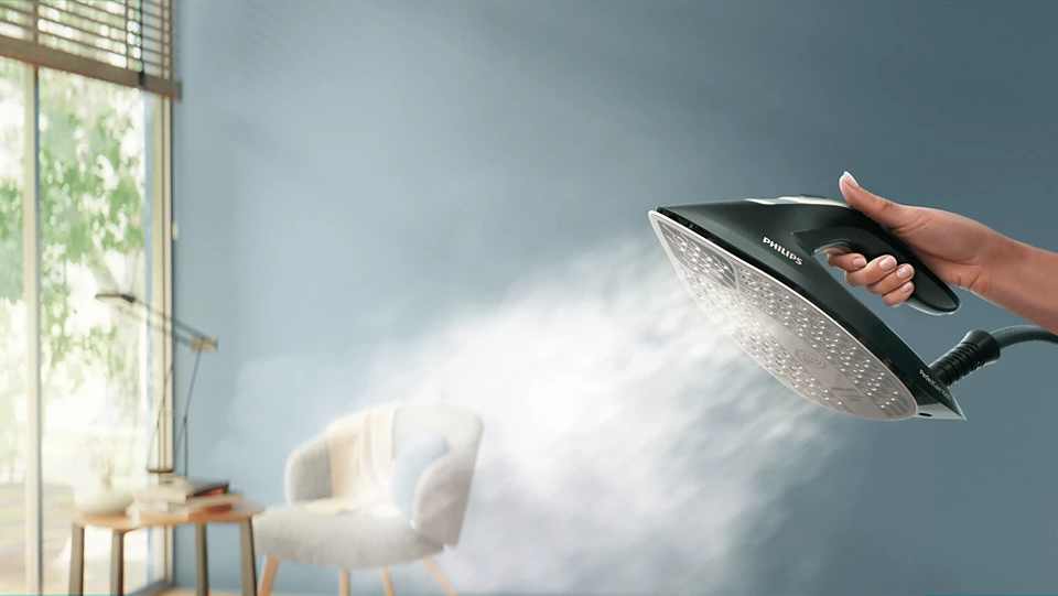 Steam hygiene – Philips PSG7200/20 קיטור Philips PSG7200/20 המסייע בהפחתת 99.9 אחוז מסוגי החיידקים שנבדקו
