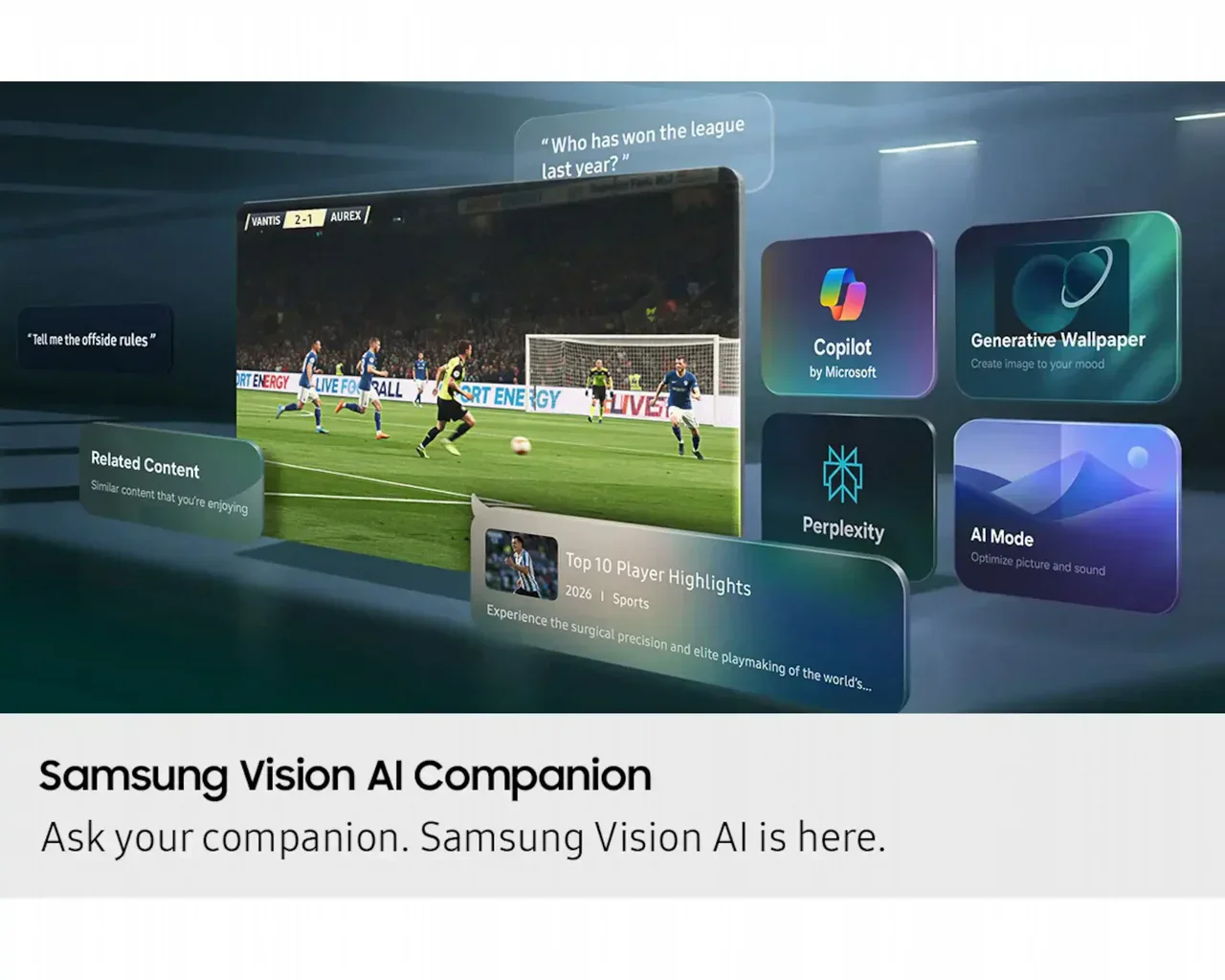 Samsung QE100QN80H 100 אינץ׳ Neo QLED QN80H 4K Vision AI – Samsung Vision AI Companion לחיפוש וקבלת מידע Samsung QE100QN80H 100 אינץ׳ Neo QLED QN80H 4K Vision AI – Samsung Vision AI Companion לחיפוש וקבלת מידע